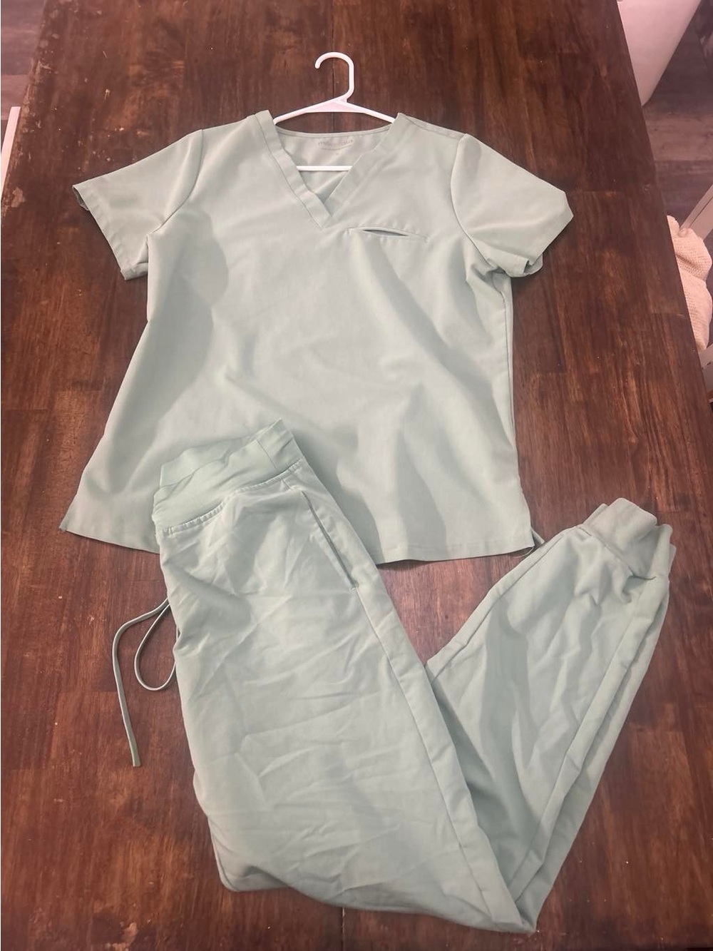 Women's Mint Green Jogger Scrub Pants